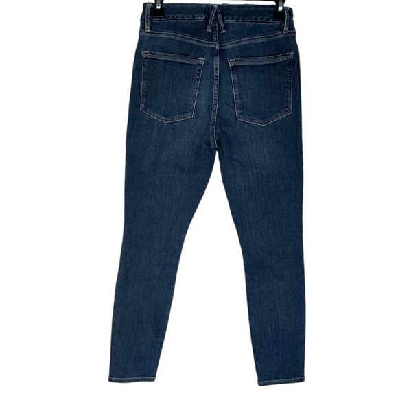 Good American Good Legs Cropped Women's Dark Blue Jeans Sz 6 - Picture 2 of 6